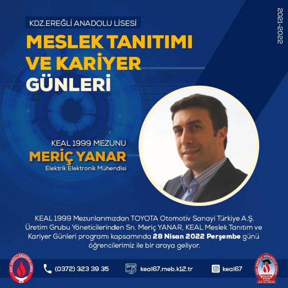 Kariyer Günleri - Mete YANAR (KEAL 1999) Elektrik Elektronik Mühendisi
